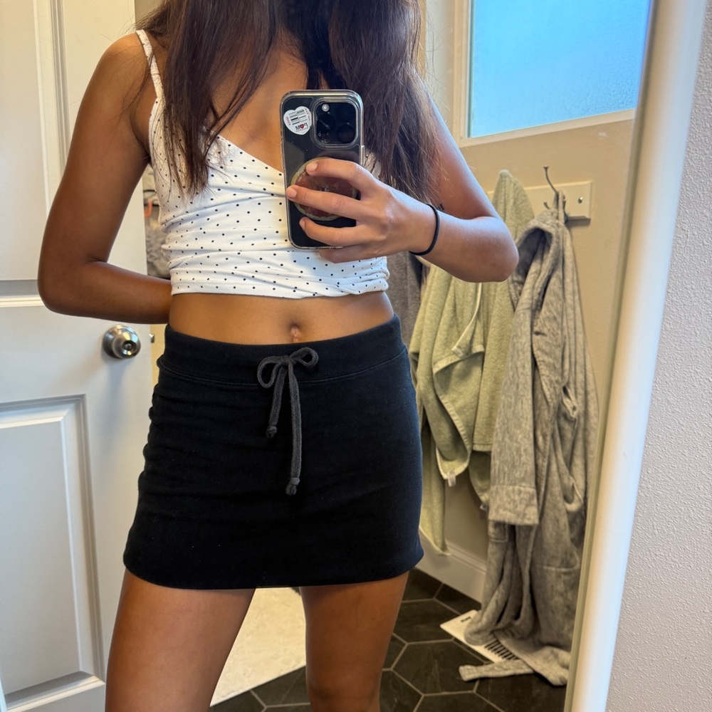 Vintage Black Mini Skirt